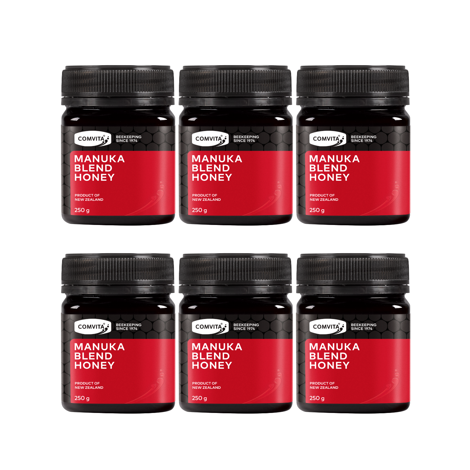 30% Off [Bundle of 6] Comvita Manuka Honey Blend, 250 g.