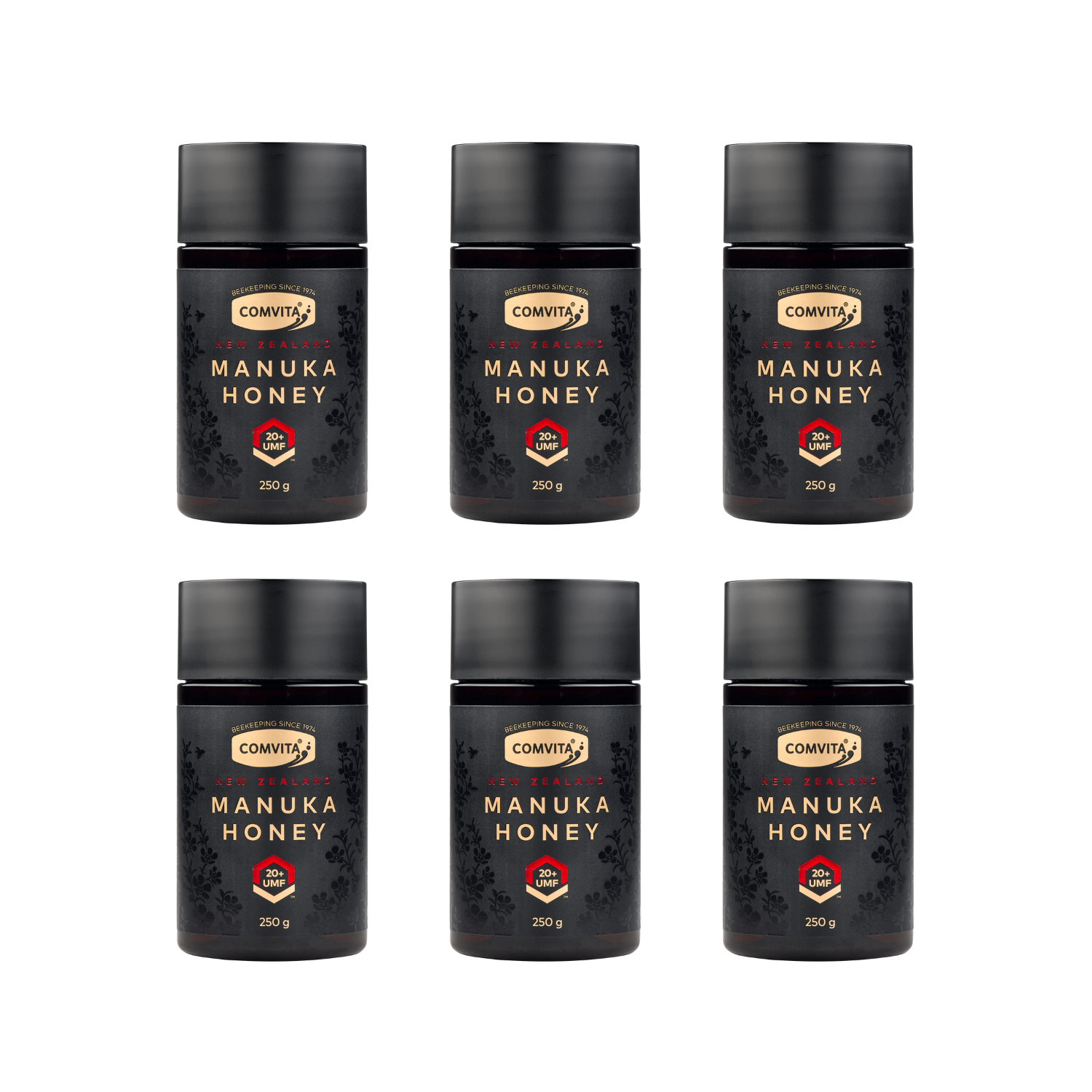 30% Off [Bundle of 6] Comvita Manuka Honey UMF™ 20+, 250 g.