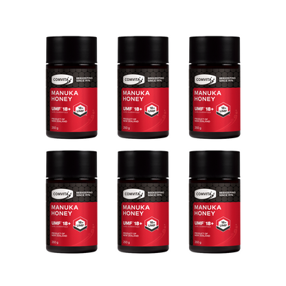 30% Off [Bundle of 6] Comvita Manuka Honey UMF™ 18+, 250 g.