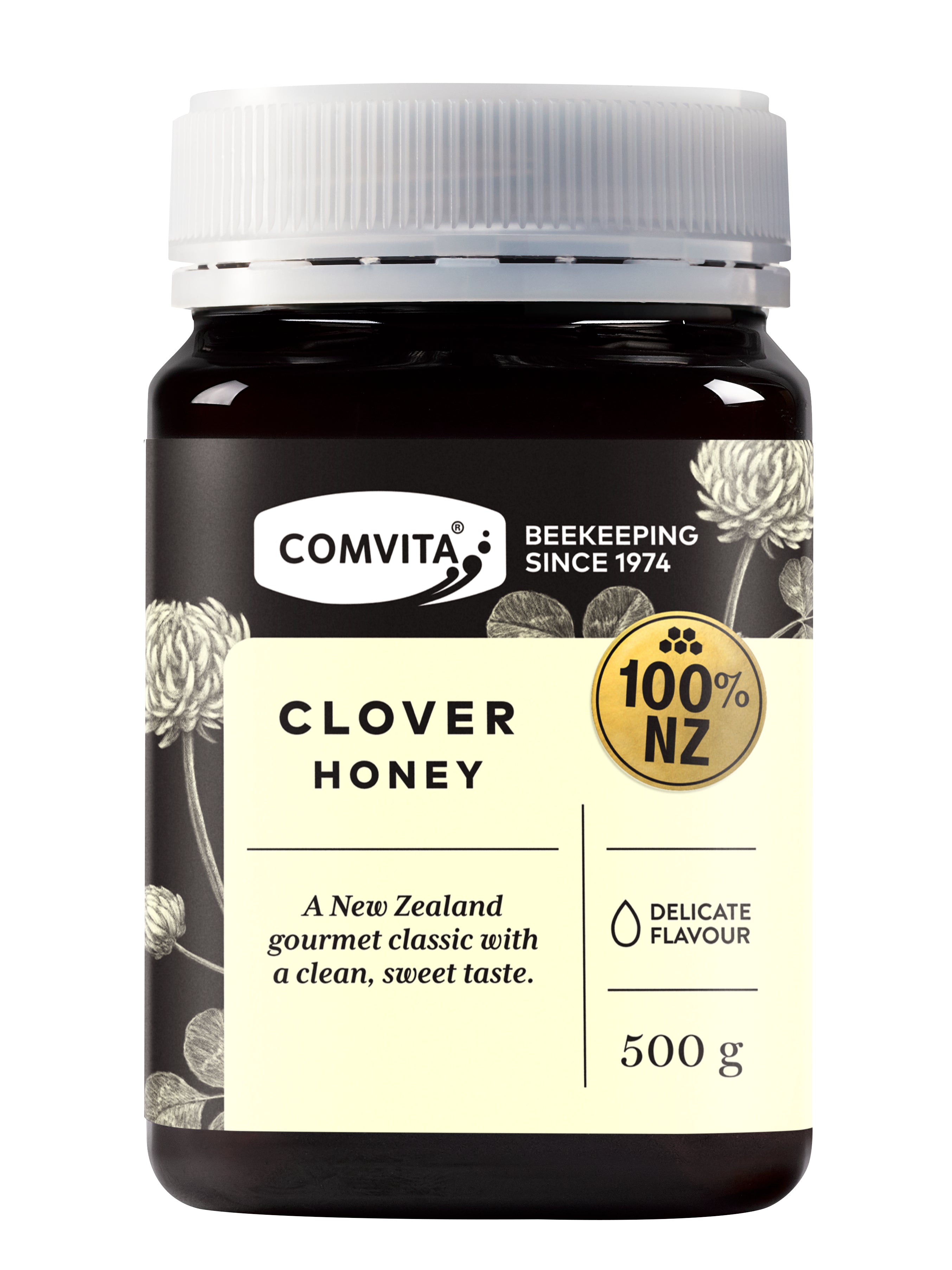 30% Off [Bundle of 6] Comvita Clover Honey, 500g