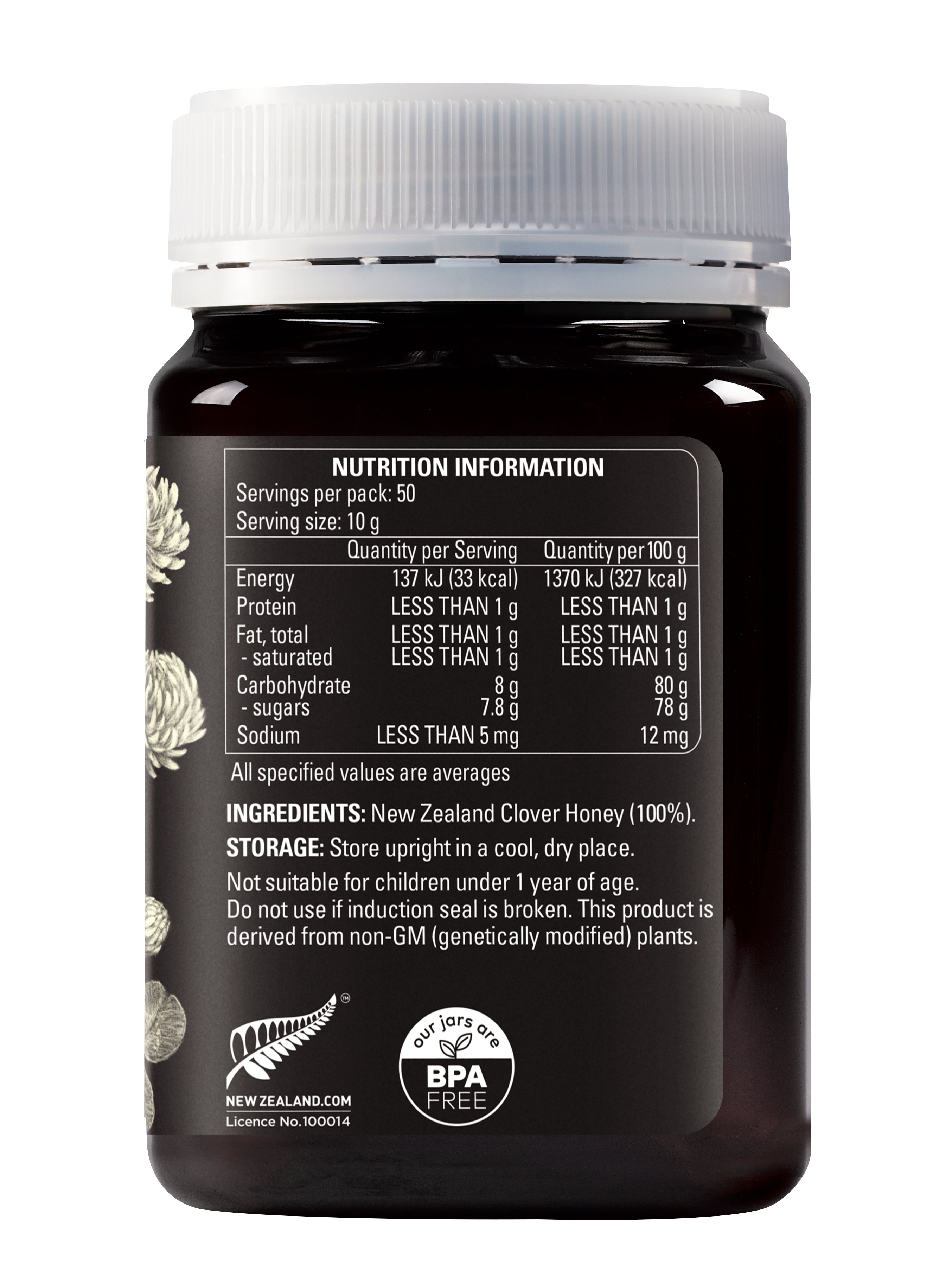 30% Off [Bundle of 6] Comvita Clover Honey, 500g