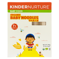 [25% Off Bundle Deal] 3 x KinderNurture Organic Baby Noodles- Original Flavour, 200g.