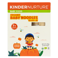 [25% Off Bundle Deal] 3 x KinderNurture Organic Baby Noodles- Pumpkin Flavour, 200g.