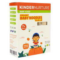 [25% Off Bundle Deal] 3 x KinderNurture Organic Baby Noodles- Pumpkin Flavour, 200g.