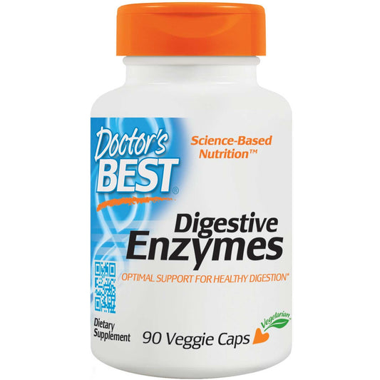 Doctor's Best Digestive Enzymes, 90 vcaps-NaturesWisdom