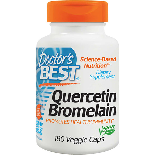 Doctor's Best Quercetin Bromelain, 180 vcaps