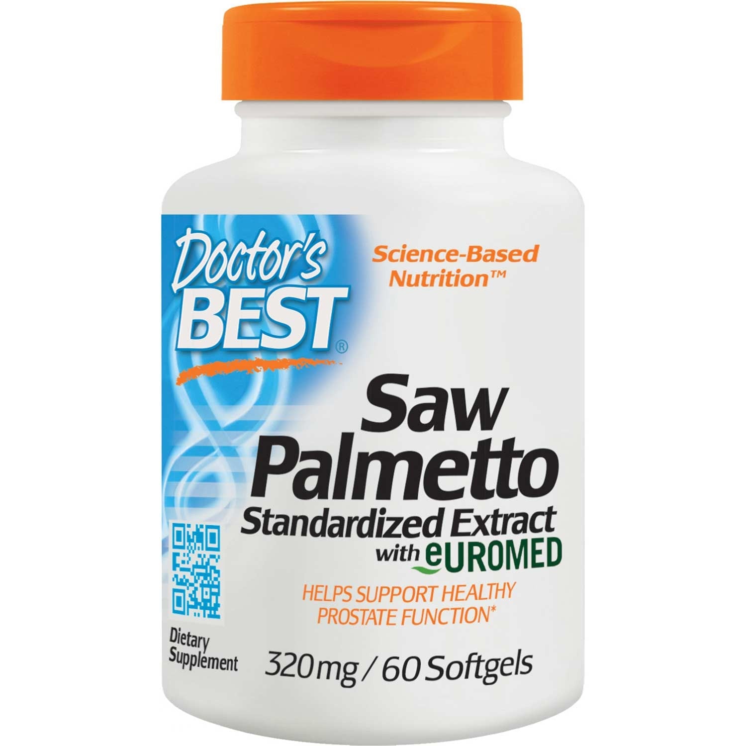 Doctor's Best Best Saw Palmetto, 320mg, 60 sgls-NaturesWisdom