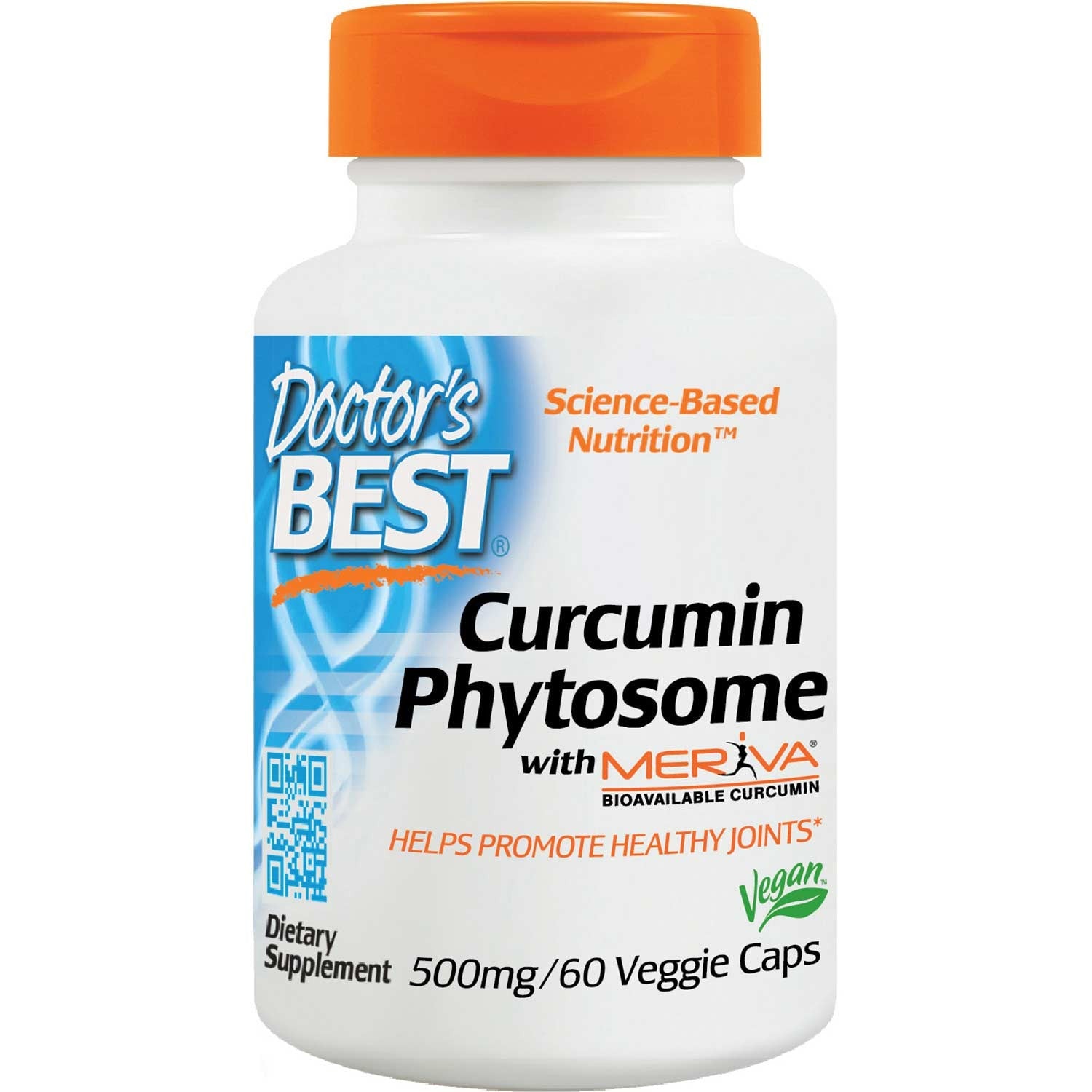 Doctor's Best Curcumin Phytosome with Meriva 500mg, 60 vcaps-NaturesWisdom