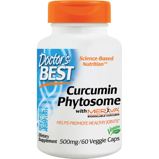 Doctor's Best Curcumin Phytosome with Meriva 500mg, 60 vcaps-NaturesWisdom