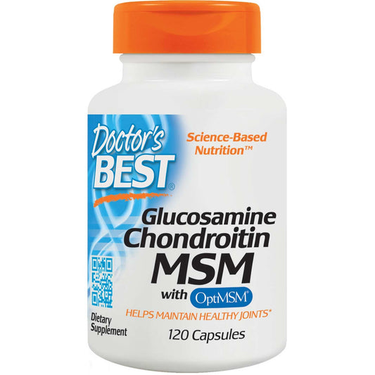Doctor's Best Glucosamine Chondroitin MSM, 120 caps-NaturesWisdom