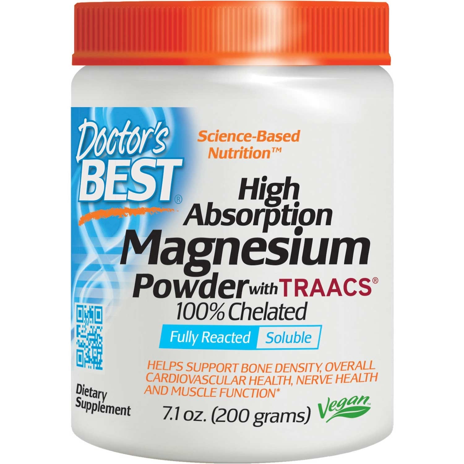 Doctor's Best High Absorption Magnesium, 200g-NaturesWisdom
