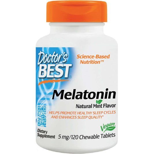 Doctor's Best Melatonin 5mg, 120 tabs-NaturesWisdom