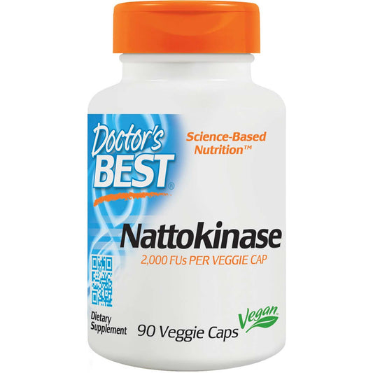 Doctor's Best Nattokinase 2000FU, 90 vcaps-NaturesWisdom