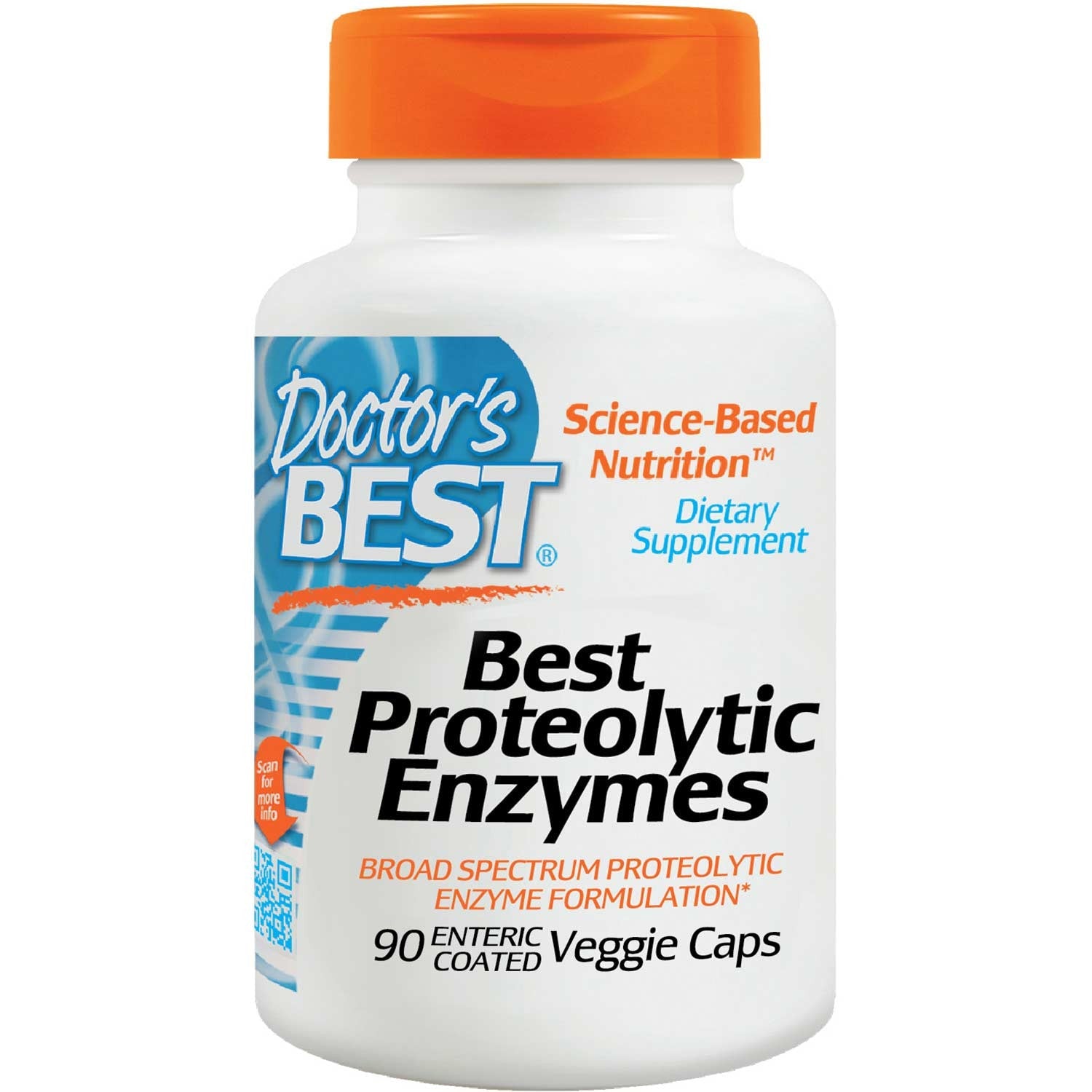 Doctor's Best Proteolytic Enzymes, 90 vcaps-NaturesWisdom