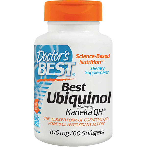 Doctor's Best Ubiquinol featuring Kaneka QH 100mg, 60 sgls