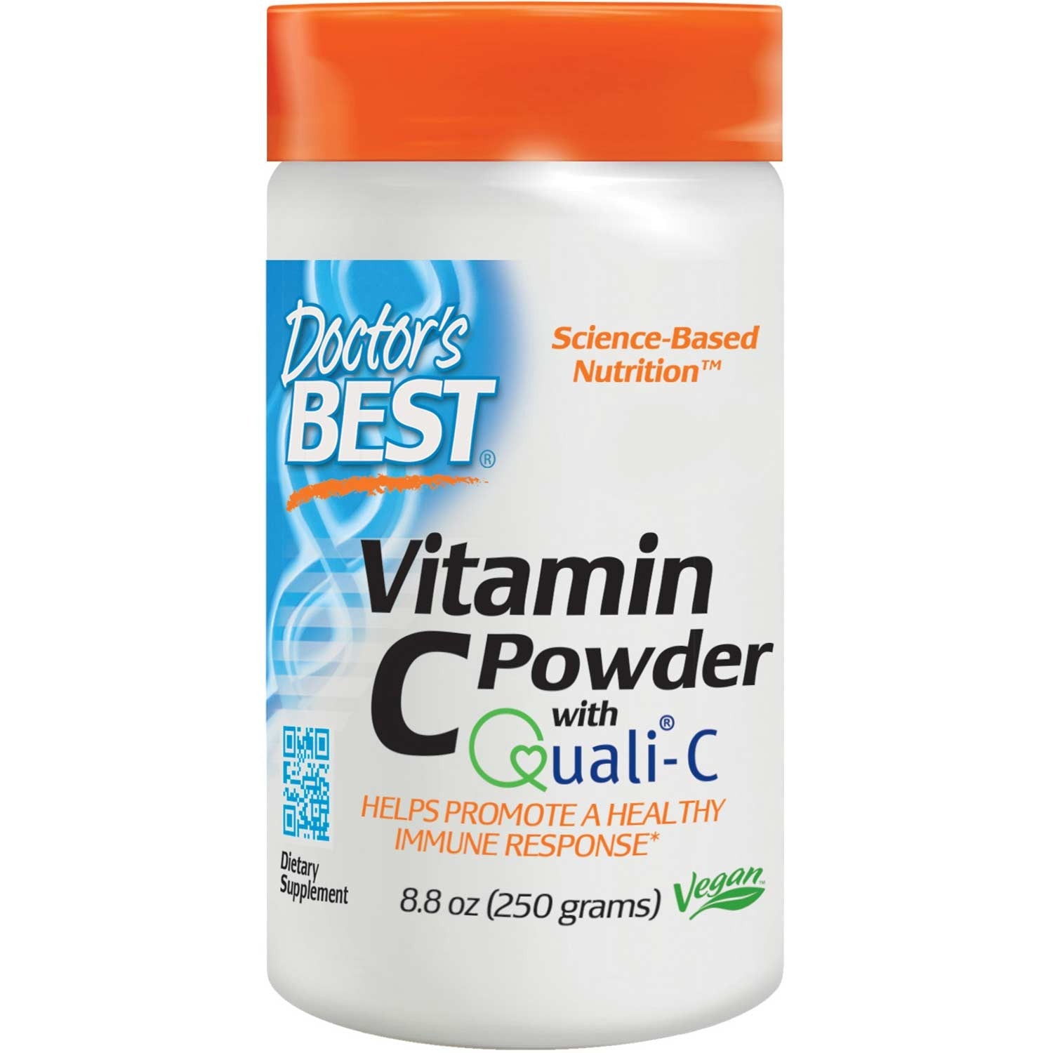 Doctor's Best Vitamin C featuring Quali-C, 250g-NaturesWisdom