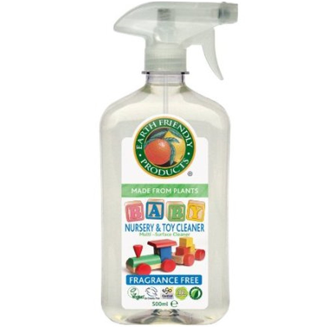 Earth Friendly Nursery and Toy Cleaner, 500 ml.-NaturesWisdom