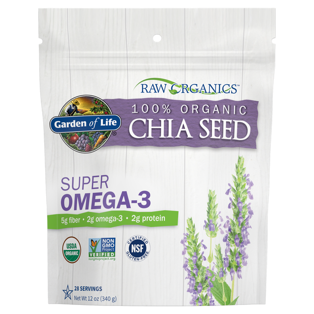 Garden of Life RAW Organics - Organic Chia Seeds, 340 g.
