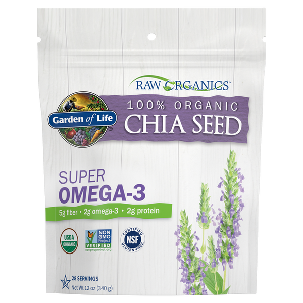 Garden of Life RAW Organics - Organic Chia Seeds, 340 g.
