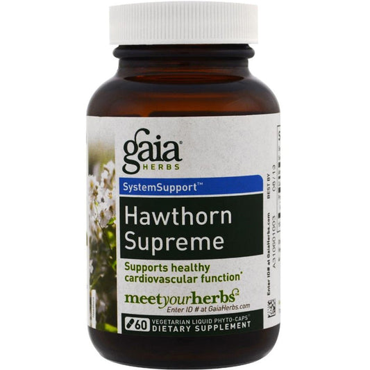 Gaia Herbs Hawthorn Supreme Liquid Phyto-Caps, 60 caps-NaturesWisdom