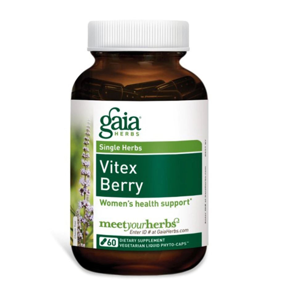 Gaia Herbs Vitex Berry Liquid-Caps, 60 caps.-NaturesWisdom