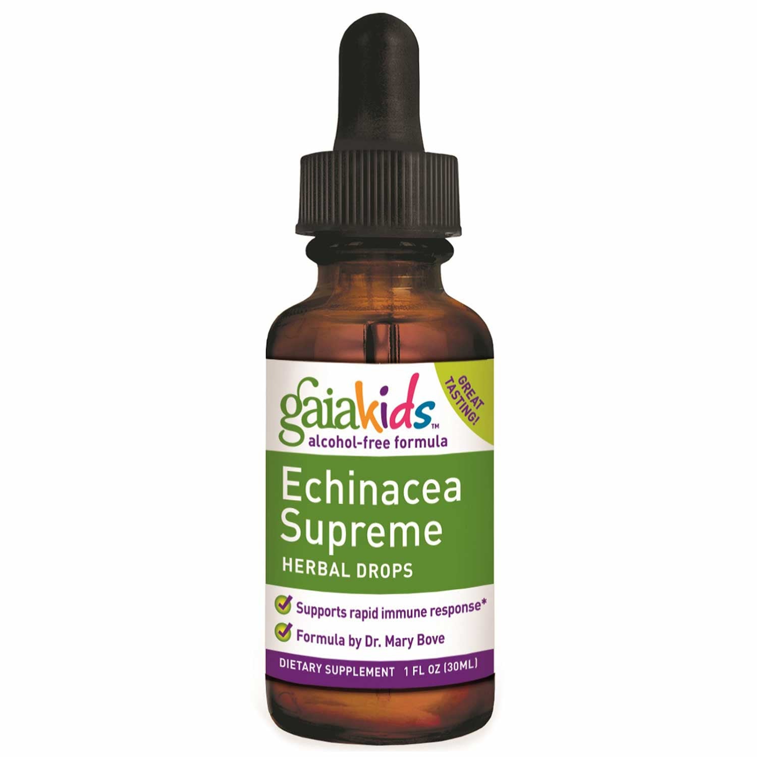 Gaia Kids Echinacea Supreme Herbal Drops, 30 ml.-NaturesWisdom