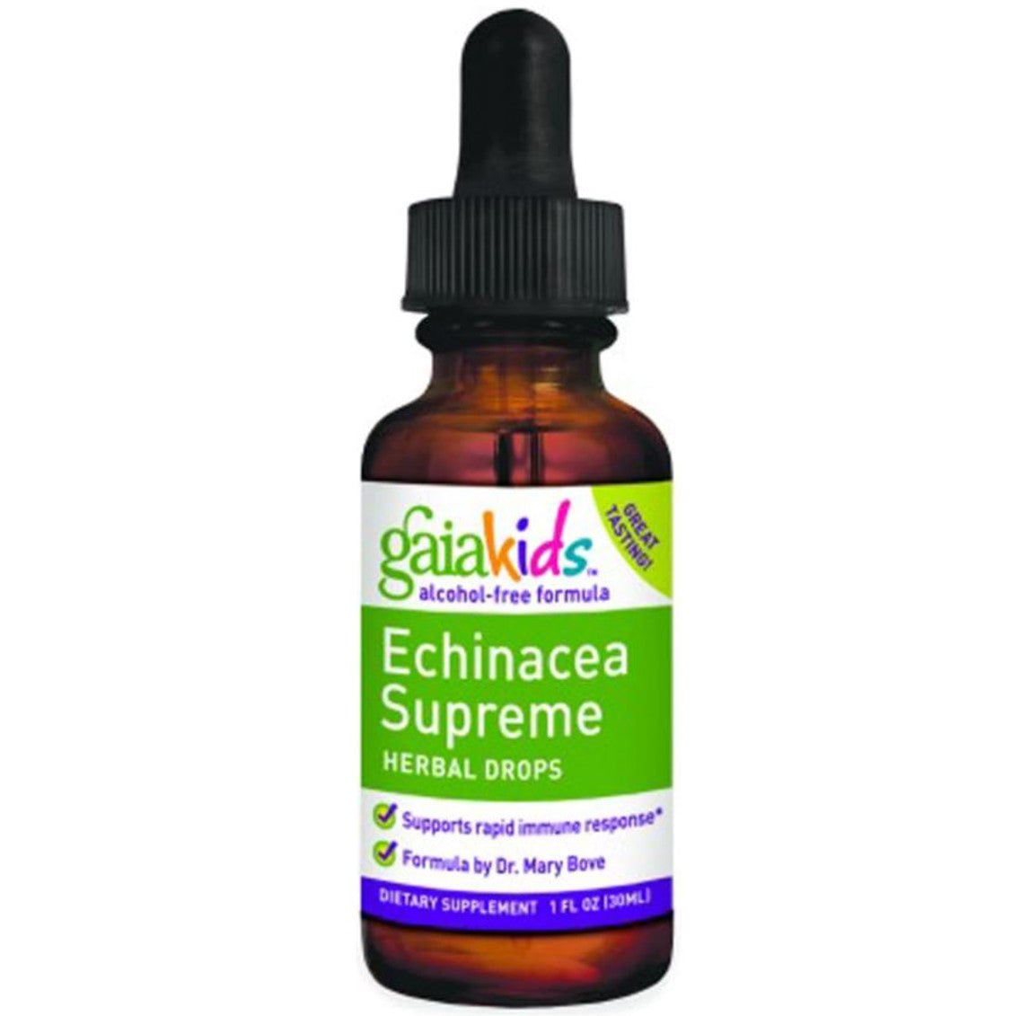 Gaia Kids Echinacea Supreme Herbal Drops, 60 ml.-NaturesWisdom