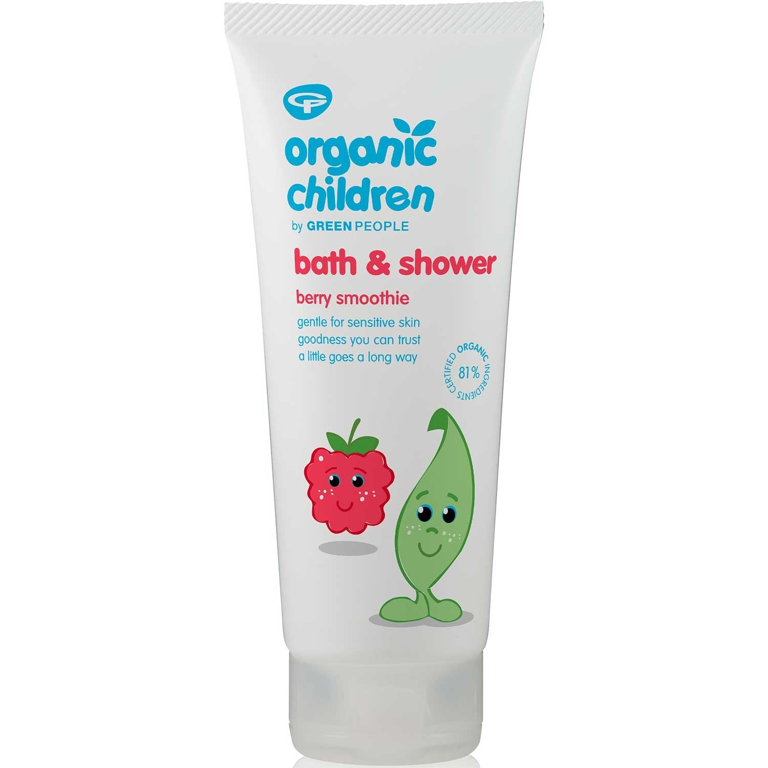 Green People Organic Children Bath & Shower Gel - Berry Smoothie, 200 ml.-NaturesWisdom