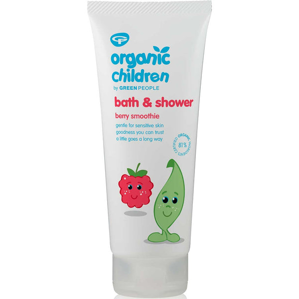 Green People Organic Children Bath & Shower Gel - Berry Smoothie, 200 ml.