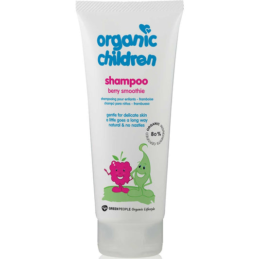 Green People Organic Children Shampoo - Berry Smoothie, 200 ml.-NaturesWisdom