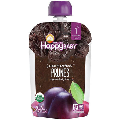 Happy Family Happy Baby Stage 1 Clearly Crafted - Prune, 99 g.-NaturesWisdom