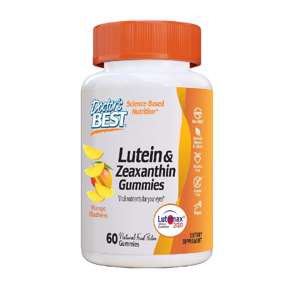 Doctor's Best Lutein 10mg Gummies, 60 gummies.
