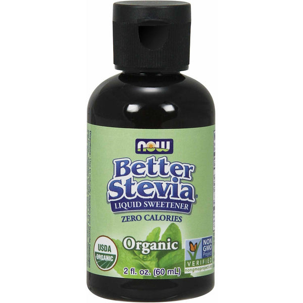 NOW BetterStevia Organic Extract Liquid, 60 ml.