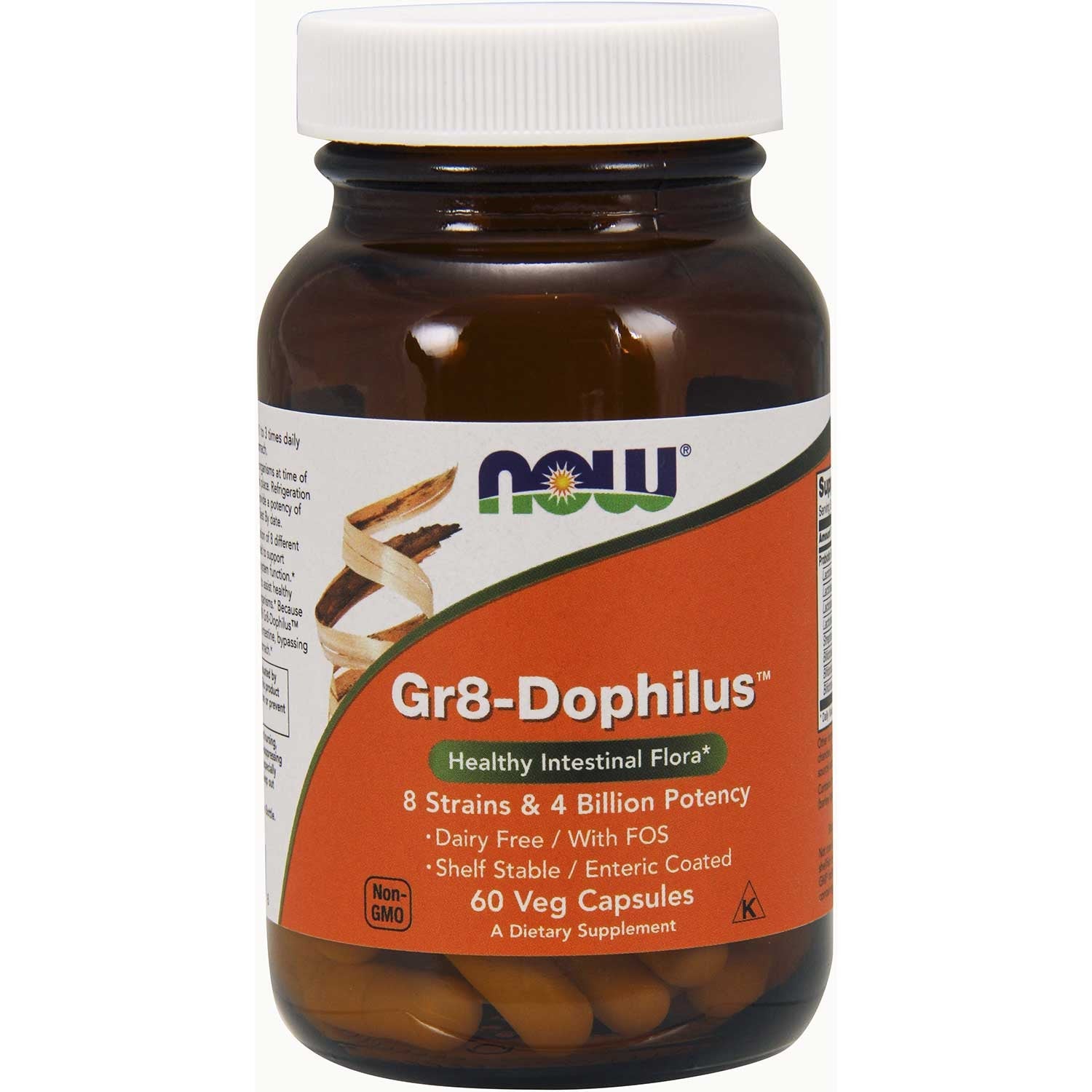 NOW Gr8-Dophilus, 60 Vcaps.-NaturesWisdom