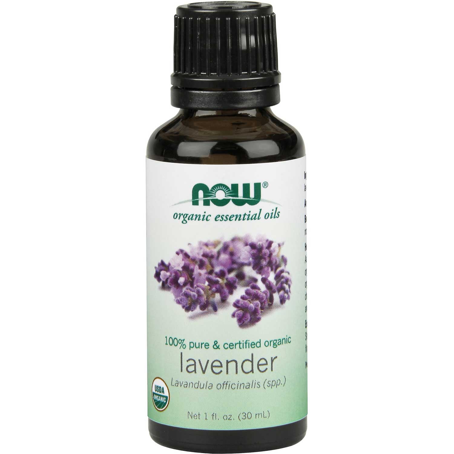 NOW Organic Essential Oil - Lavender, 30 ml.-NaturesWisdom