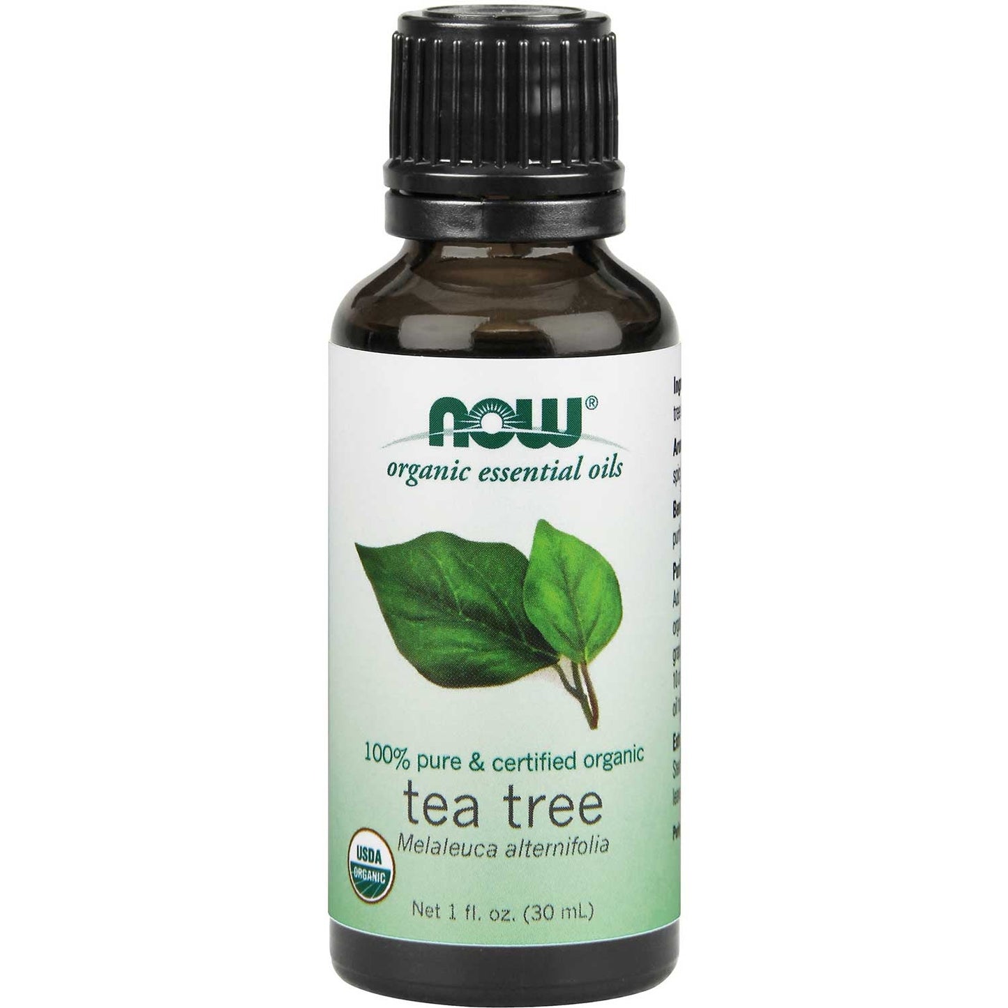 NOW Organic Essential Oil - Tea Tree, 30 ml.-NaturesWisdom