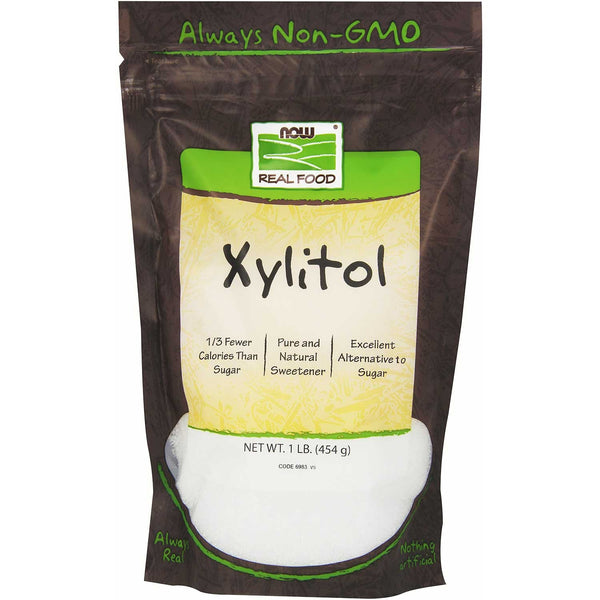 NOW Real Food 100% Pure Xylitol, 454 g.