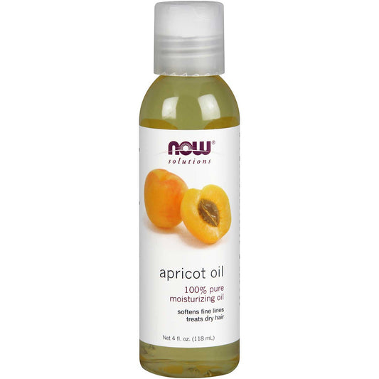 NOW Solutions Apricot Kernel Oil (Food Grade), 118 ml.-NaturesWisdom