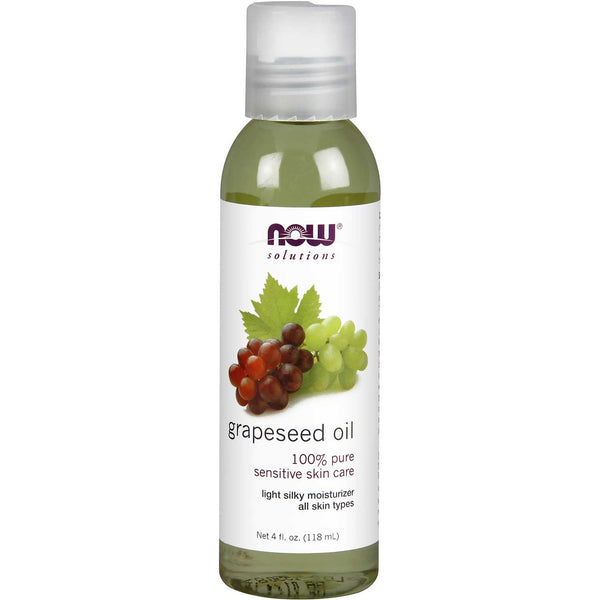 NOW Solutions Grape Seed Oil (Food Grade), 118 ml.