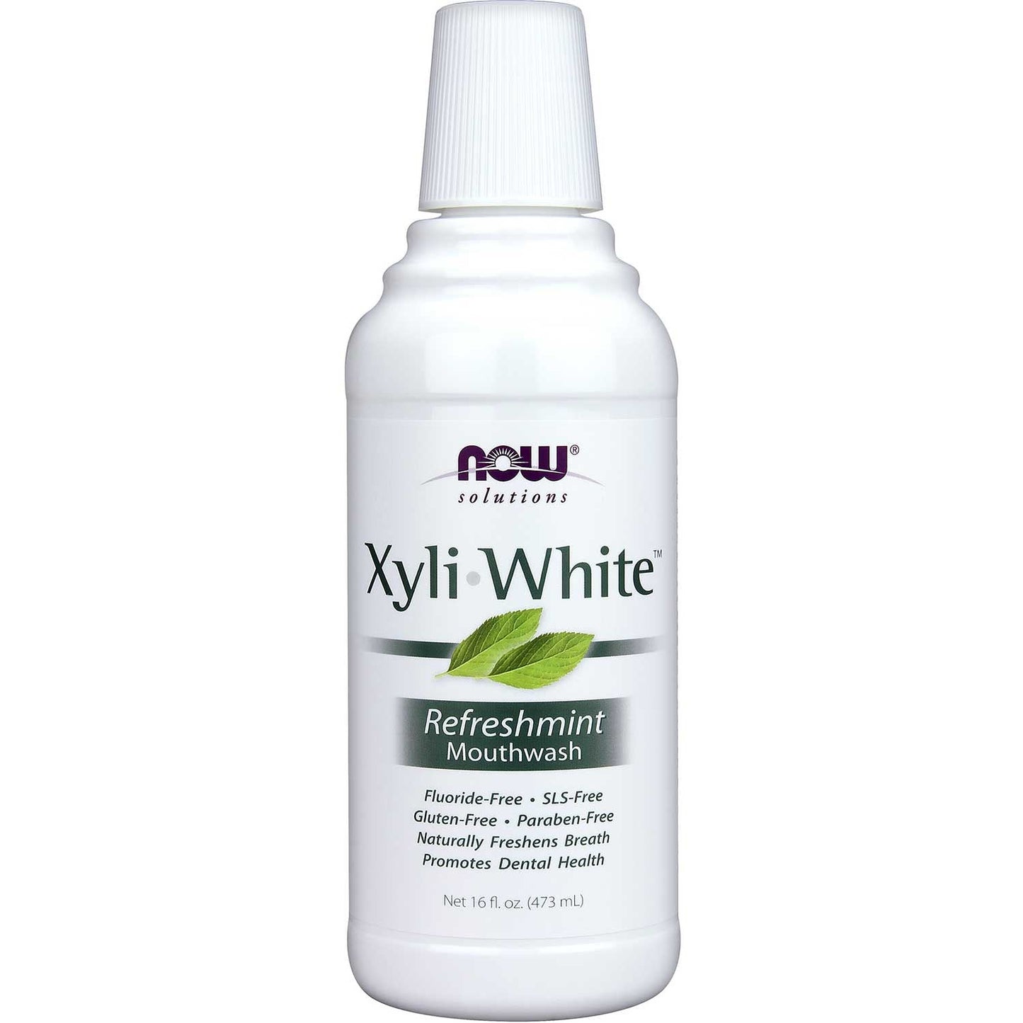 NOW Solutions XyliWhite Mouthwash - Refreshmint, 473 ml.-NaturesWisdom