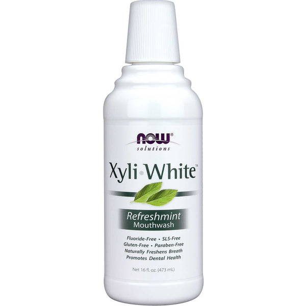 NOW Solutions XyliWhite Mouthwash - Refreshmint, 473 ml.