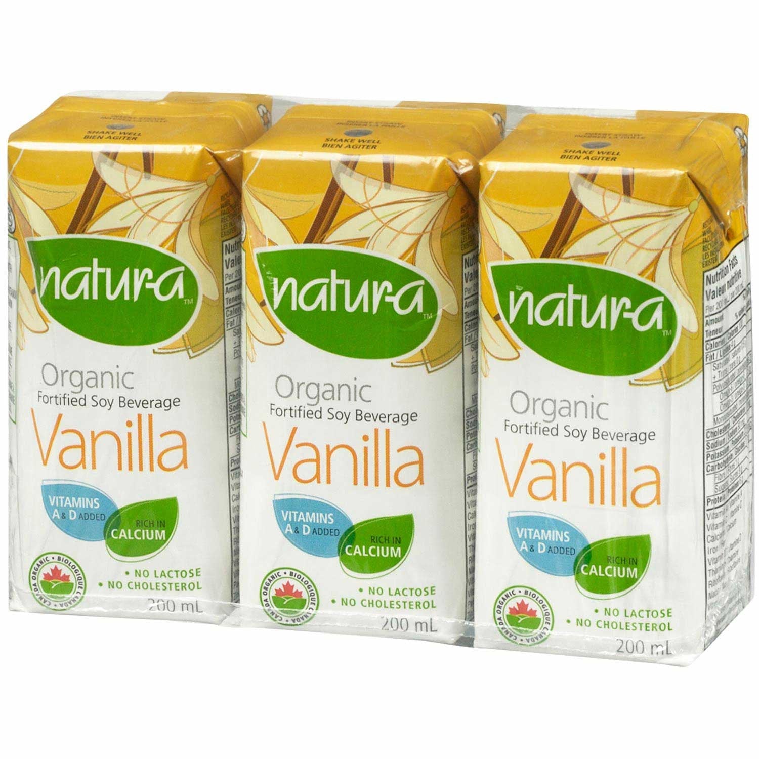 Natur-a Enriched Soy Beverage - Vanilla (Organic), 200 ml.-NaturesWisdom