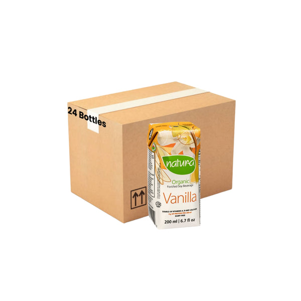 [Case of 24] Natur-a Enriched Soy Beverage - Vanilla (Organic), 200 ml. (Exp: 21/02/2024)