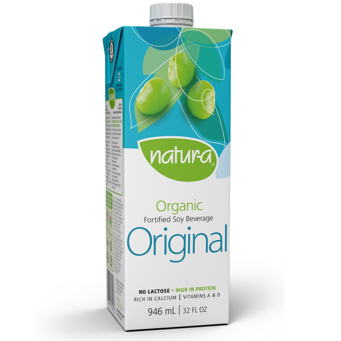 Natur-a Enriched Soy Beverage - Original (Organic), 946 ml.-NaturesWisdom