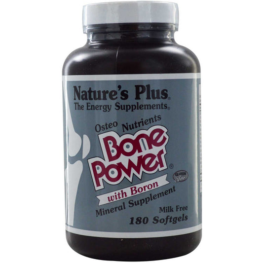 Natures Plus Bone Power (Osteo Nutrients w/Boron), 180 sgls.-NaturesWisdom