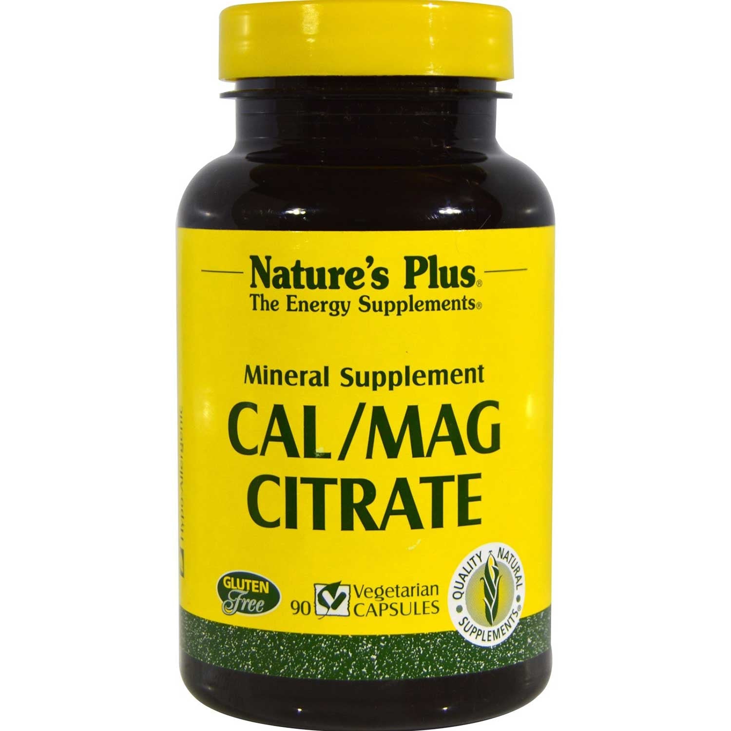 Natures Plus Calcium/Magnesium Citrate 500/250 mg, 90 caps.-NaturesWisdom