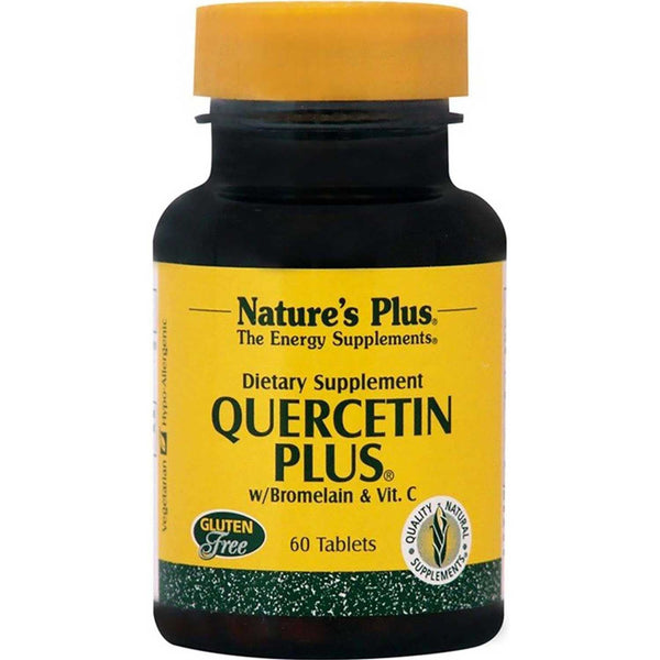 Natures Plus Quercetin Plus with Bromelain & Vitamin C, 60 tabs.