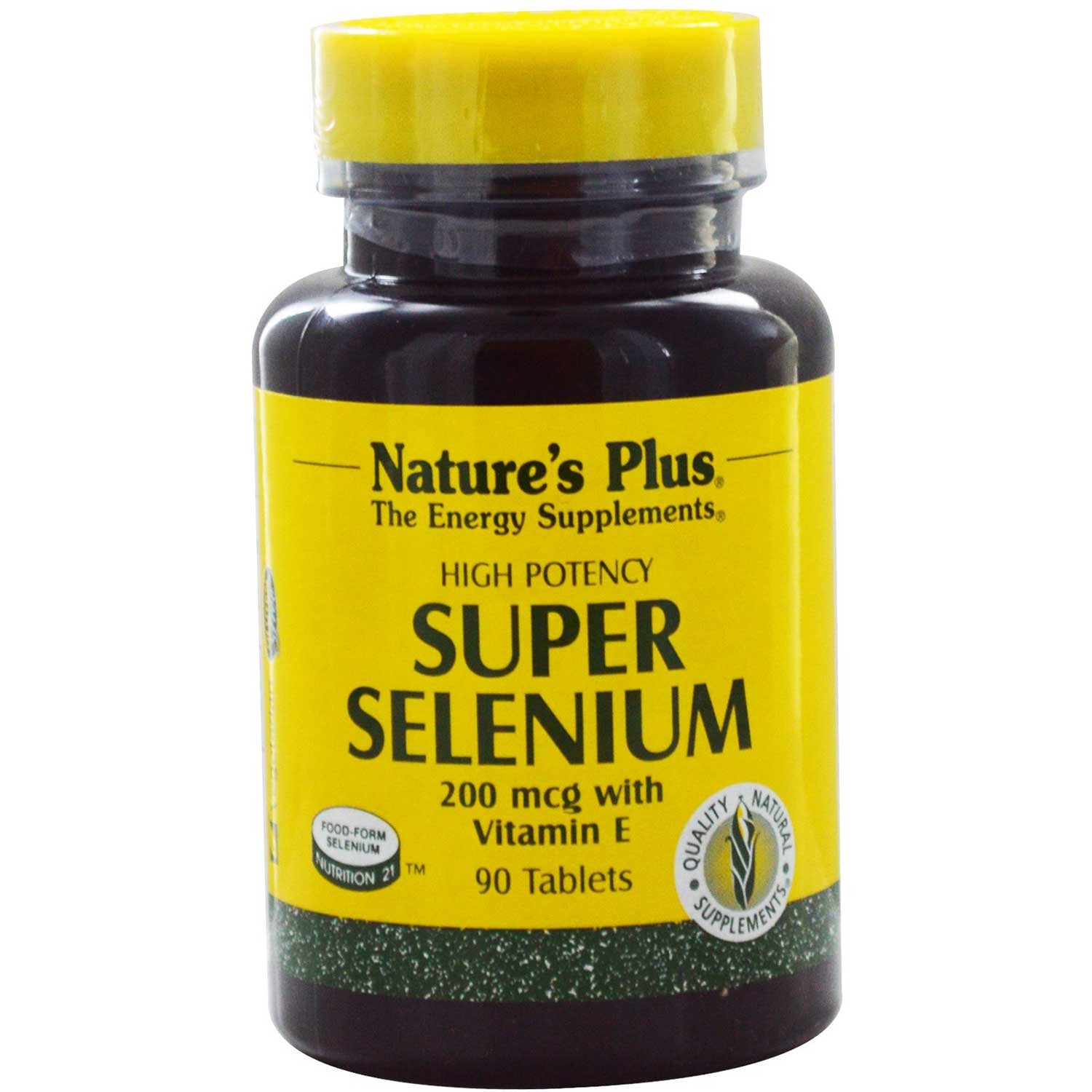 Natures Plus Super Selenium Complex w/ Vitamin E, 90 tabs-NaturesWisdom