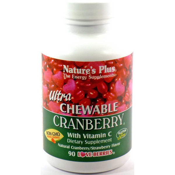 Natures Plus Ultra Cranberry Chewable, 90 tabs.