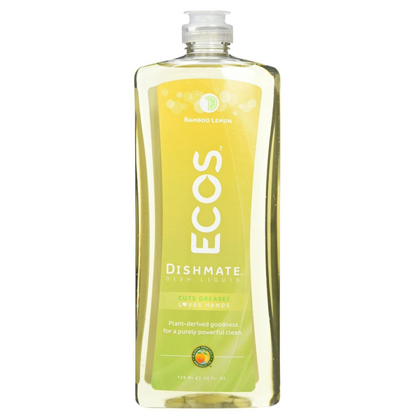 ECOS Hypoallergenic Dishmate- Bamboo Lemon, 739 ml.